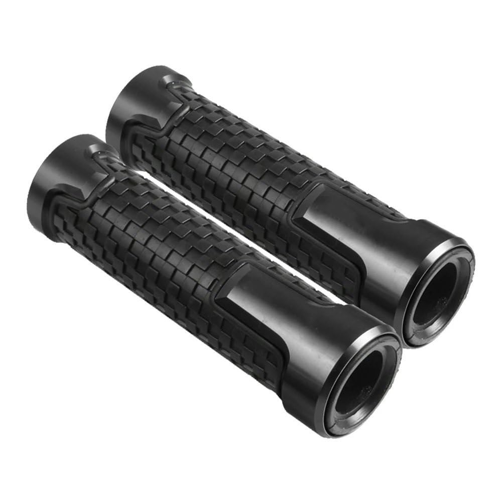 Lenkergriffe 22MM 7/8" Für KA&was&AKI Ninja ER-6N 2006-2018 ER6N ER 6N Motorrad Aluminium Anti-Rutsch-Lenker Lenker Handgriffe(Black) von YUEVABDE