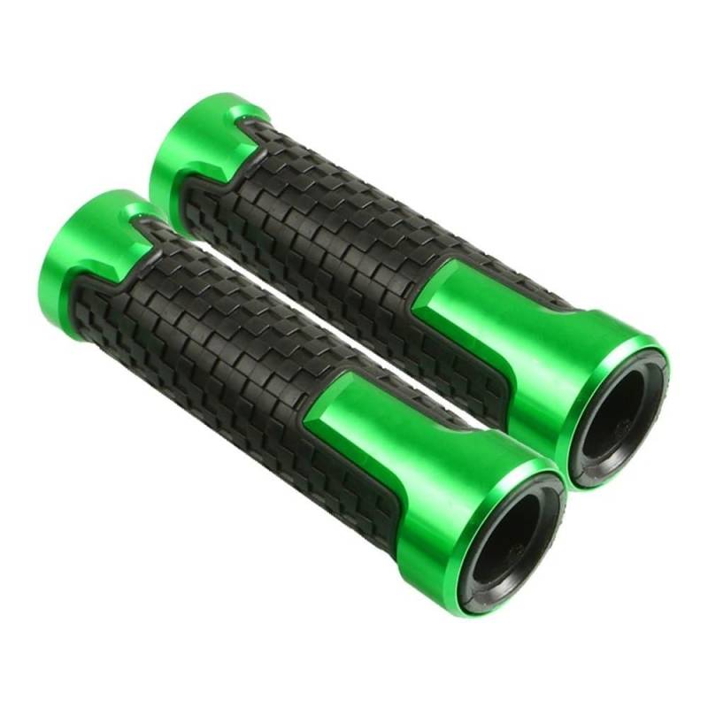 Lenkergriffe 22MM 7/8" Für KA&was&AKI Ninja ER-6N 2006-2018 ER6N ER 6N Motorrad Aluminium Anti-Rutsch-Lenker Lenker Handgriffe(Green) von YUEVABDE