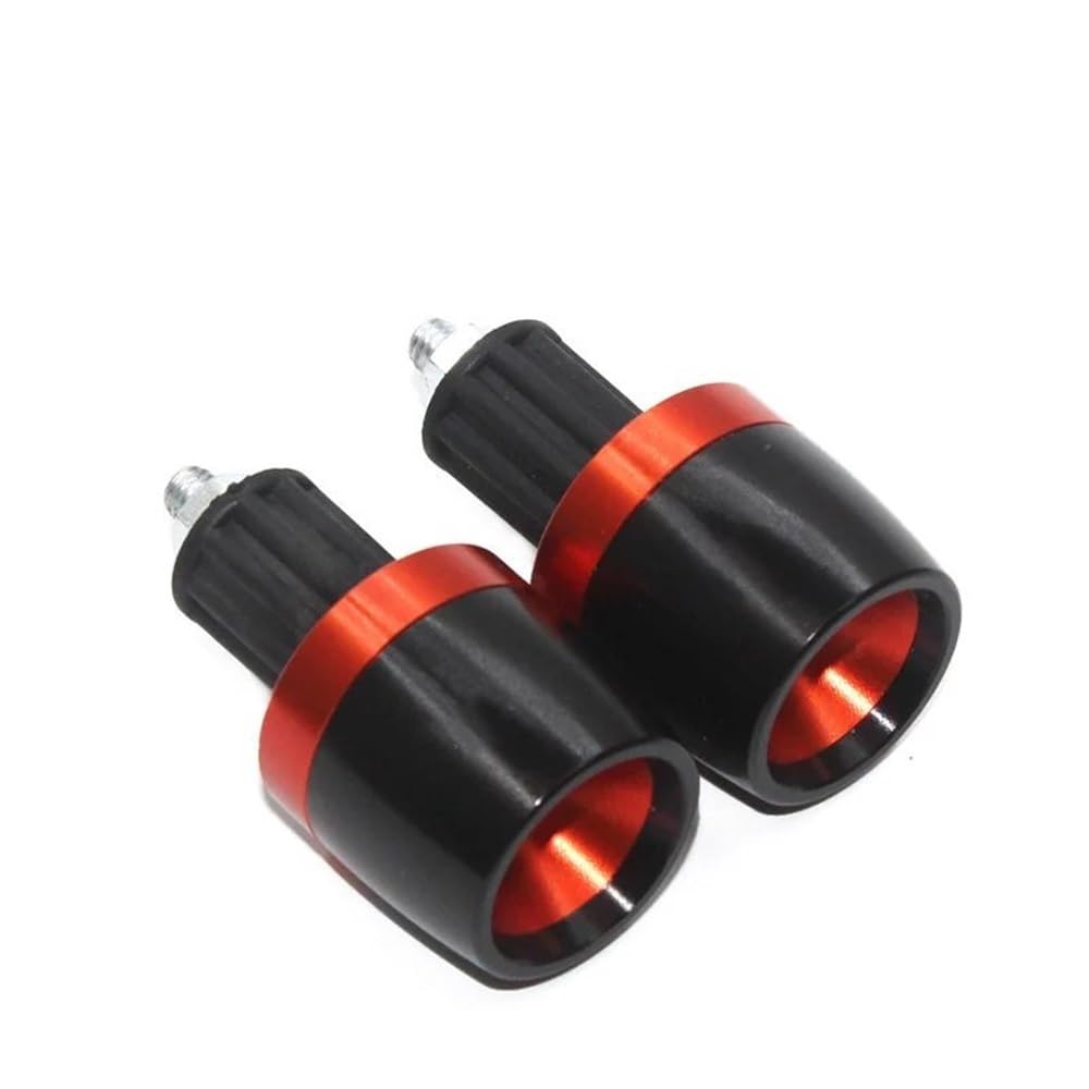 Lenkergriffe 22MM 7/8" Für MT07 MT09 MT10 MT 07 09 10 FZ07 FZ09 Motorradzubehör Lenkerendkappenstopfen Kappe Lenkergriffe Abdeckung(B-Orange) von YUEVABDE