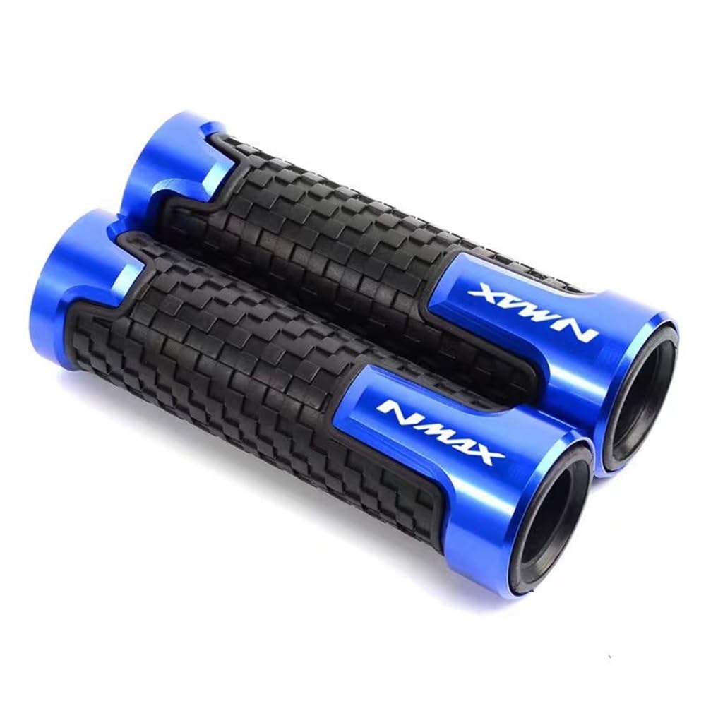 Lenkergriffe 22MM 7/8" Für Y&AMA&HA NMAX155 NMAX125 155 NMAX 125 Alle Jahre Motorrad Gummi 7/8 "22mm Lenker Grip Griff Bar Hand Griffe Ende(Blue) von YUEVABDE