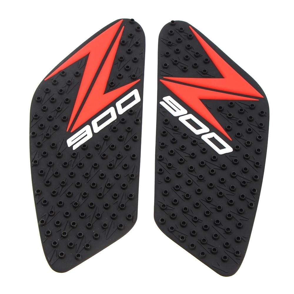 Motorcycle Tank Traction Pad Für KA&was&AKI Z900 Z 900 2017 2018 2019 Motorrad Kraftstoff Tank Pads Aufkleber Seite Gas Knie Grip Schutz Traktion Abziehbilder(Red) von YUEVABDE