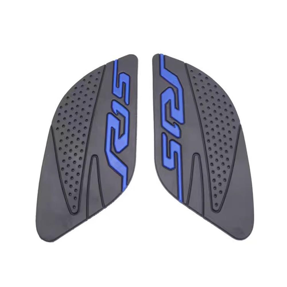 Motorcycle Tank Traction Pad Für Y&AMA&HA YZF R15 V2 V3 R 15 YZFR15 2017 2018 Motorrad Tank Pads Schutz Aufkleber Knie Grip Traktion Pad Seite Kraftstoff Tank Pad(Blue) von YUEVABDE