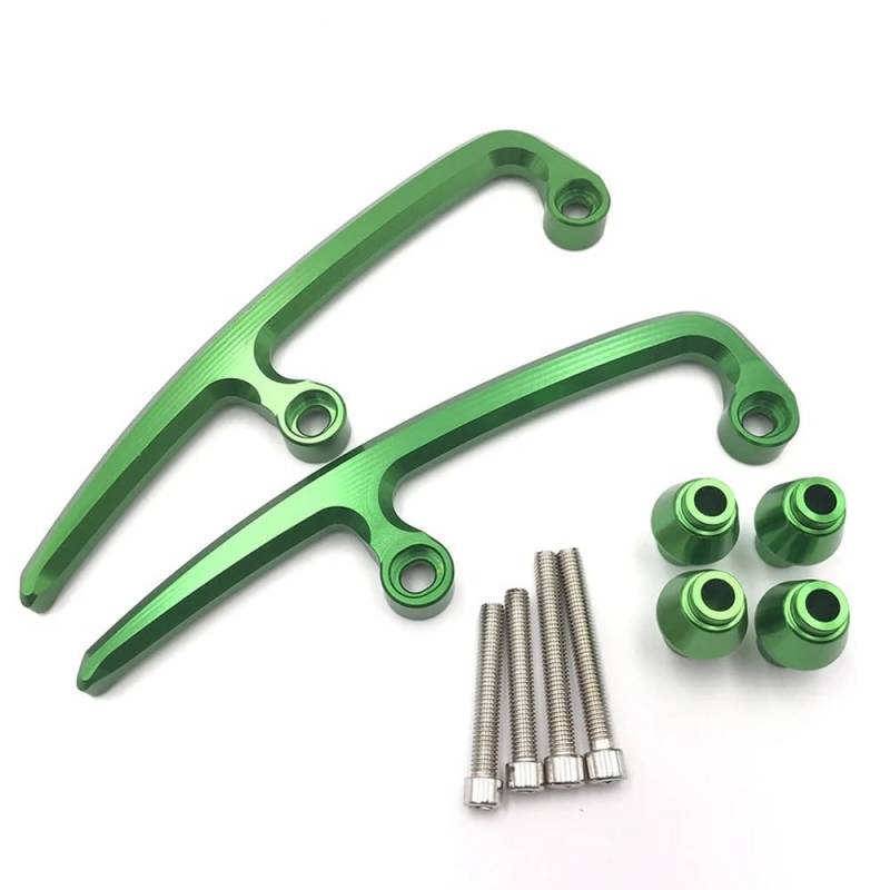 Motorrad Haltegriff Für Beifahrer Hinten Für KA&was&AKI Z650 Ninja Z 650 2017 2018 2019 Motorrad CNC Aluminium Hinten Haltegriffe Sitz Sozius Schiene Griff Armlehne(Green) von YUEVABDE