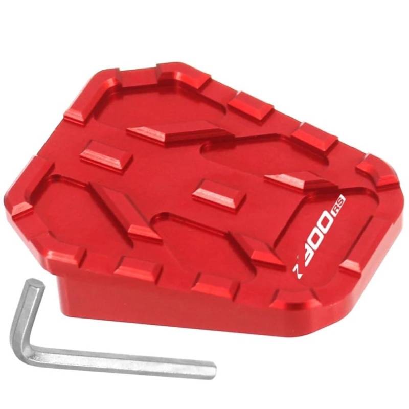 Motorrad Hinten Fuß Bremsen Pedale Hebel Schritt Platte Verlängerung Anti Skid Pedal Für KA&was&AKI Z900 Z900RS Z900SE(Z900RS Logo Red) von YUEVABDE