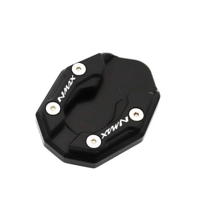 Motorrad Ständer Fuß Seitenständer Seitenständer Verlängerung Pad Unterstützung Platte Für Y&AMA&HA NMAX155 NMAX125 2020 2021 2022 2023 2024(Black) von YUEVABDE