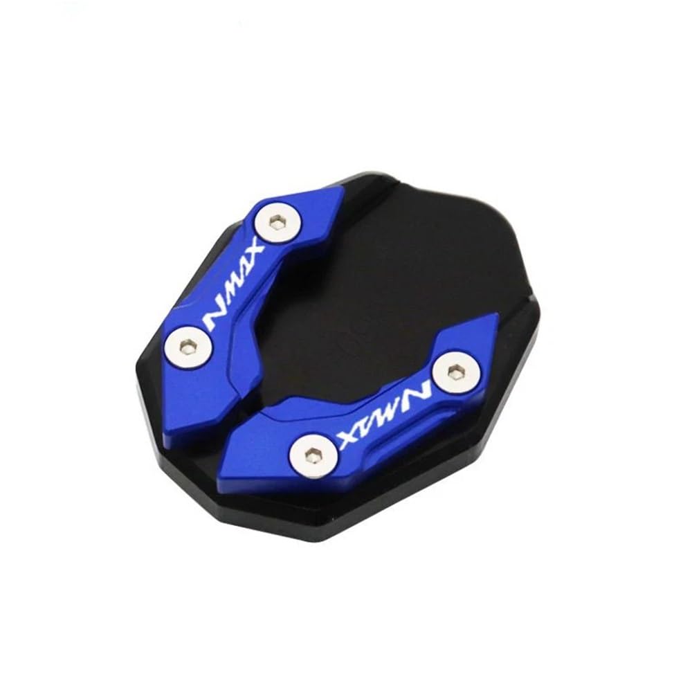 Motorrad Ständer Fuß Seitenständer Seitenständer Verlängerung Pad Unterstützung Platte Für Y&AMA&HA NMAX155 NMAX125 2020 2021 2022 2023 2024(Blue) von YUEVABDE