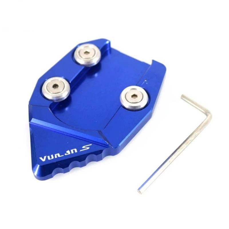 Seitenständer-Stützplatte Für KA&was&AKI Vu&lc&an S VN650 VN 650 2015-2018 Motorrad CNC Kickstand Fuß Seite Stehen Verlängerung Pad Unterstützung Platte Vergrößern(Blue) von YUEVABDE