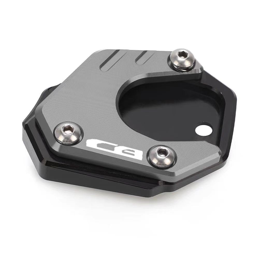 Ständerverlängerungspolster Für H&ONDA CB 650R CB650R CB300R 2019-2023 CB 650 R CB500X/F CB400X Motorrad Kickstand Fuß Seitenständer Verlängerung Pad Unterstützung Vergrößern Platte(Titanium) von YUEVABDE