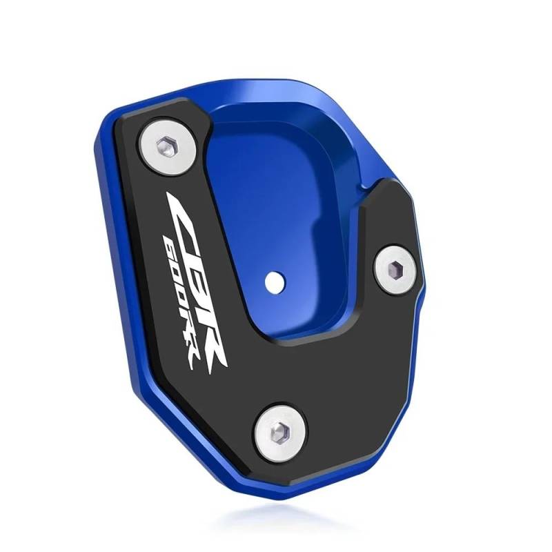 Ständerverlängerungspolster Für H&ONDA CBR600RR Cbr600rr Cbr600 Rr 2007-2023 Motorrad CNC Kickstand Seite Stehen Verlängerung Pad Enlarger Unterstützung Platte(Blue) von YUEVABDE