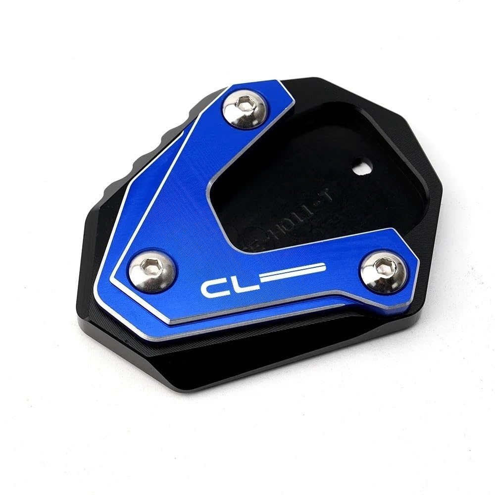 Ständerverlängerungspolster Für H&ONDA CL500 CL250 CL300 CL 250 300 500 2023 Motorrad Aluminium Seite Stehen Verlängerung Ständer Vergrößern Pad(Blue-CL) von YUEVABDE