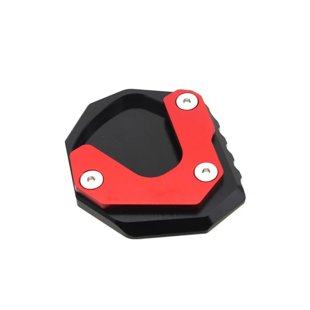 Ständerverlängerungspolster Für H&ONDA Transalp 750 XL 750 XL750 2023 2024 Motorrad Ständer Fuß Seite Stehen Verlängerung Pad Unterstützung Platte Vergrößern(Red no Logo) von YUEVABDE