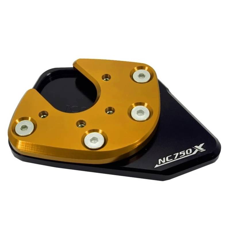 Ständerverlängerungspolster Für H&ONDA XADV 750 X-ADV 750 NC750X NC750 X 2017-2020 Motorrad Ständer Verlängerung Platte CNC Fuß Seite Stehen Pad(XADV750 Gold) von YUEVABDE