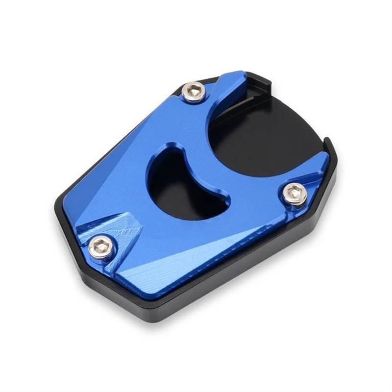 YUEVABDE Motorrad Seitenständerpolster Für Forza 350 NSS 350 NSS350 2021 2022 2023 Motorrad CNC Kickstand Fuß Seitenständer Verlängerungspad(Blue) von YUEVABDE