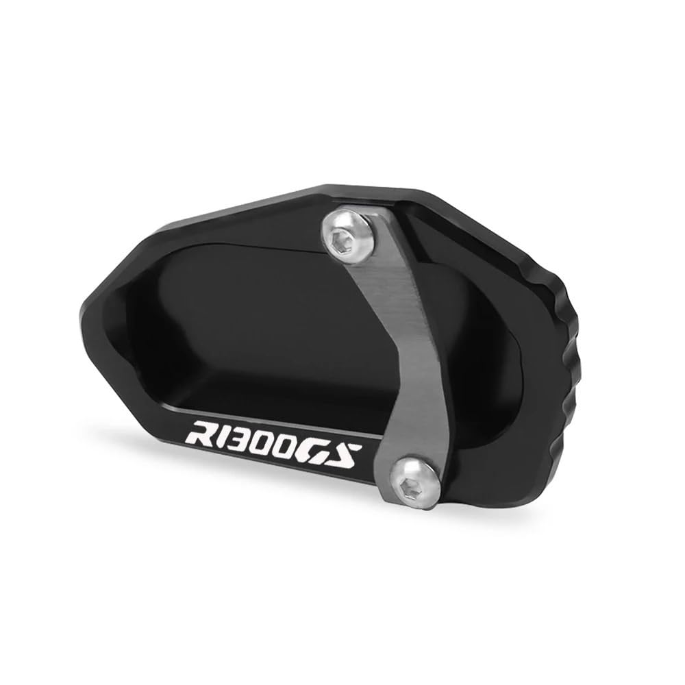 YUEVABDE Ständerverlängerungspolster Für B&MW GS1300 R 1300 GS R1300GS ADV Adventure 2023 2024 Motorrad Seite Stehen Vergrößern Verlängerung Kickstand Fuß Pad Unterstützung(Gray) von YUEVABDE