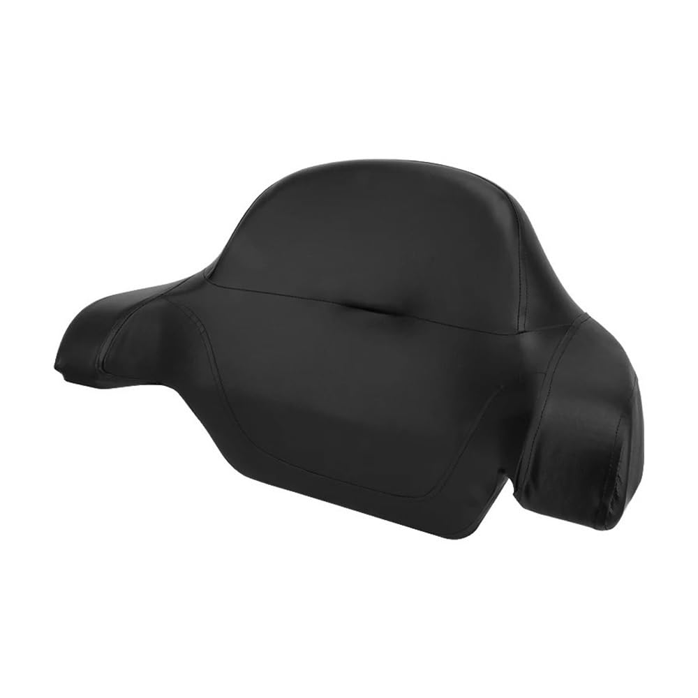 Motorrad Rückenlehne Für Ha&rley Für Touring Für Electra Für Street Glide Für Road King CVO FLHT FLHR 2014-2020 Motorrad Schwarz Rückenlehne Pad von YUIBFWQ