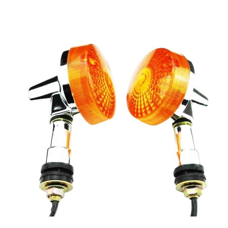 YUIBFWQ Blinker Lauflicht 2 STÜCKE 12 V Motorrad Für GN125 GN 125 HJ125-8 GS125 GS 125 Moto Blinker Licht Lampe Blinker 250-850 25-3015 263015 von YUIBFWQ