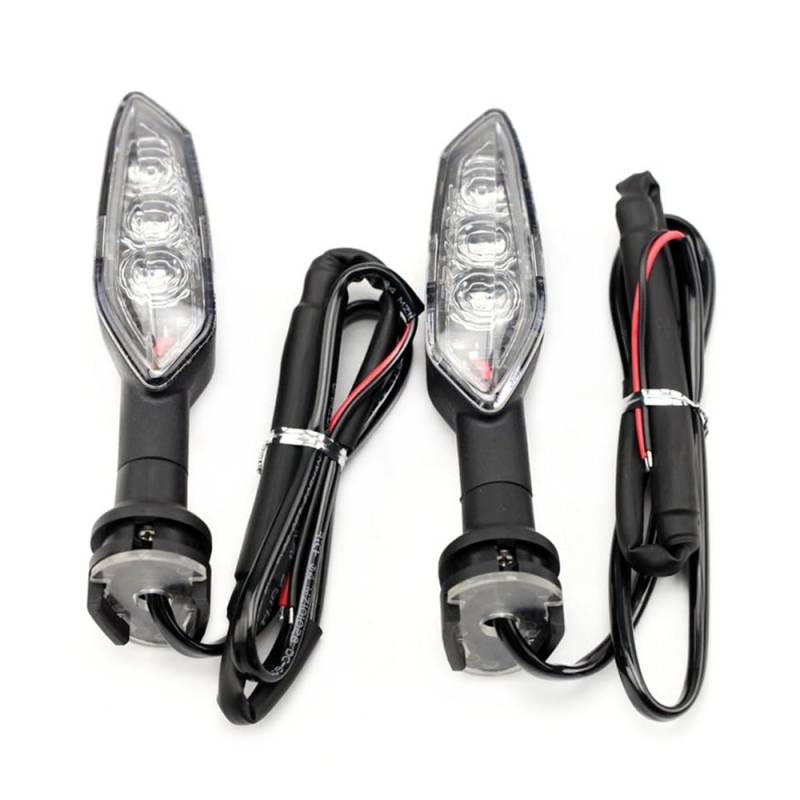 YUIBFWQ Blinker Lauflicht Blinker Licht Für Ya&maha FZ8 FZ6 NS FZ1 XJ6 Für Für DIVERSION XJ6N TDM 900 YZF R125 R3 R6 Motorrad Zubehör Flasher von YUIBFWQ