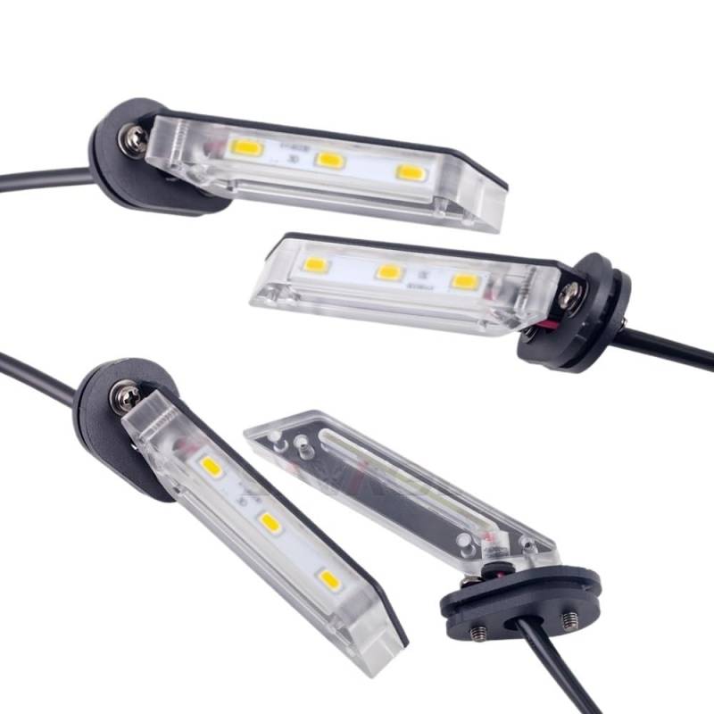 YUIBFWQ Blinker Lauflicht Blinker Licht Für Ya&maha MT07 FZ07 FZ09 FJ-09 MT09/ 900/GT XSR-700 XSR-900 Motorrad Anzeige Lampe von YUIBFWQ