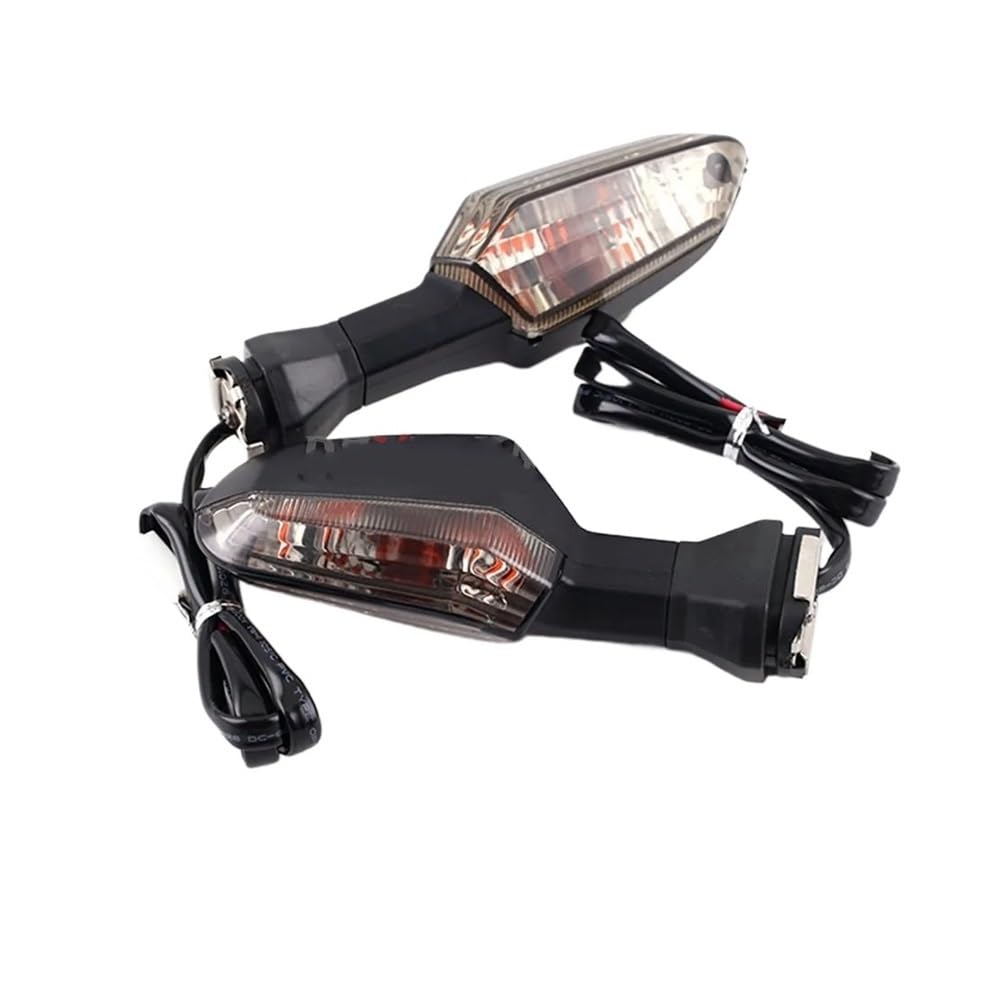 YUIBFWQ Blinker Lauflicht Für KA&WASAKI Z125 Z250 Z300 Z750 Z800 Z1000 650/1000 ER-6N ZRX1200 Motorrad Blinker-kontrollleuchte Lampe Objektiv von YUIBFWQ