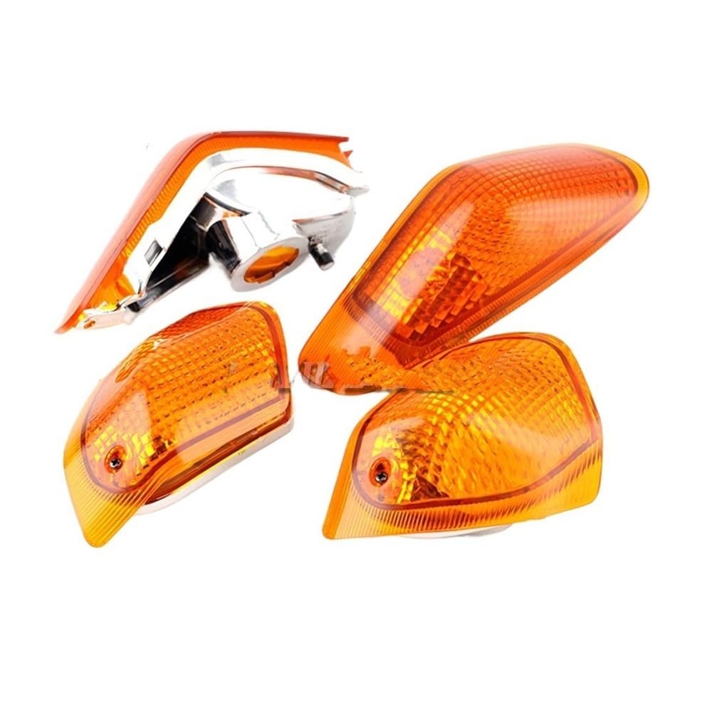 YUIBFWQ Blinker Lauflicht Für KA&WASAKI ZZR 400/600 ZZR400 ZZR600 ZX600E 1994-2004 Motorrad Vorne Hinten Blinker-kontrollleuchte Lampe Objektiv von YUIBFWQ