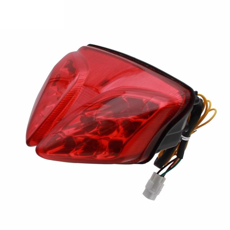 YUIBFWQ Blinker Lauflicht Für Su&zuki GSXR GSX-R 600 750 2008-2009 2010 2011 2012 K9 Hinten Schwanz Licht Blinker Motorrad Zubehör von YUIBFWQ