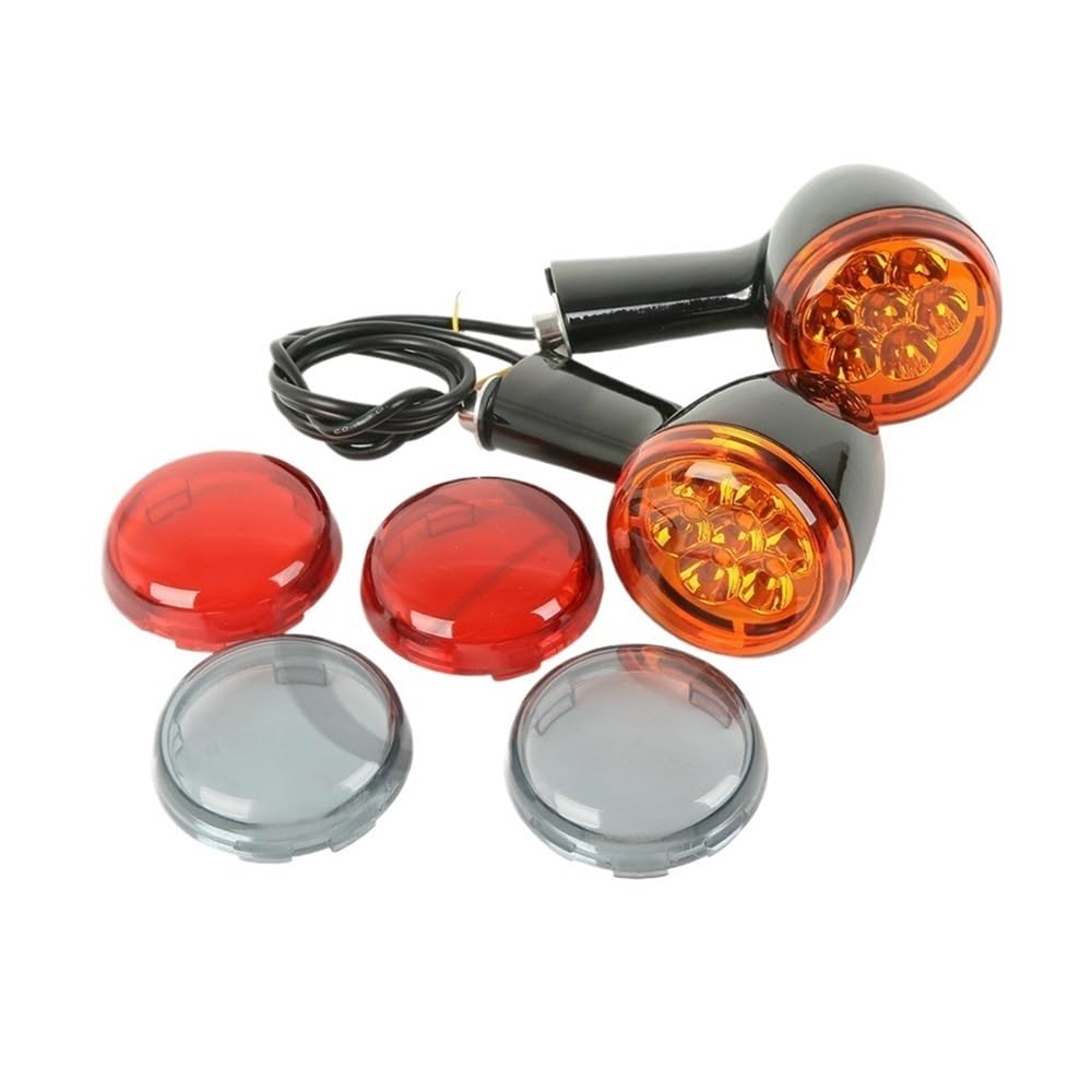 YUIBFWQ Blinker Lauflicht Motorrad Bernstein Blinker Kontrollleuchte Für Ha&rley Für Sportster XL 883 1200 1992-2016 15 von YUIBFWQ