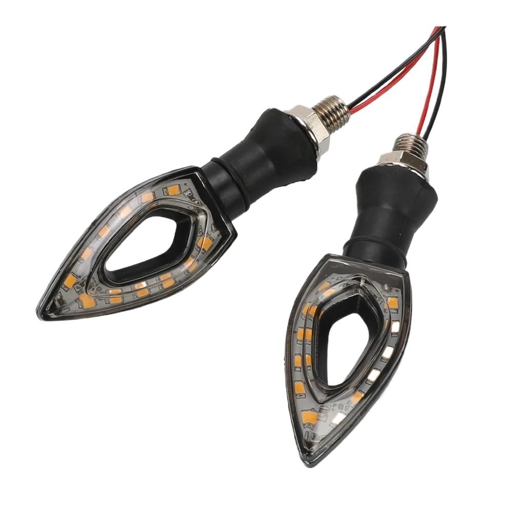 YUIBFWQ Blinker Lauflicht Motorrad Blinker Licht 12V Indikatoren Blinker Lampe Für Ya&maha XT660X/S NMAX 600 MT10 MT 07 XT 125 TDM 900 von YUIBFWQ