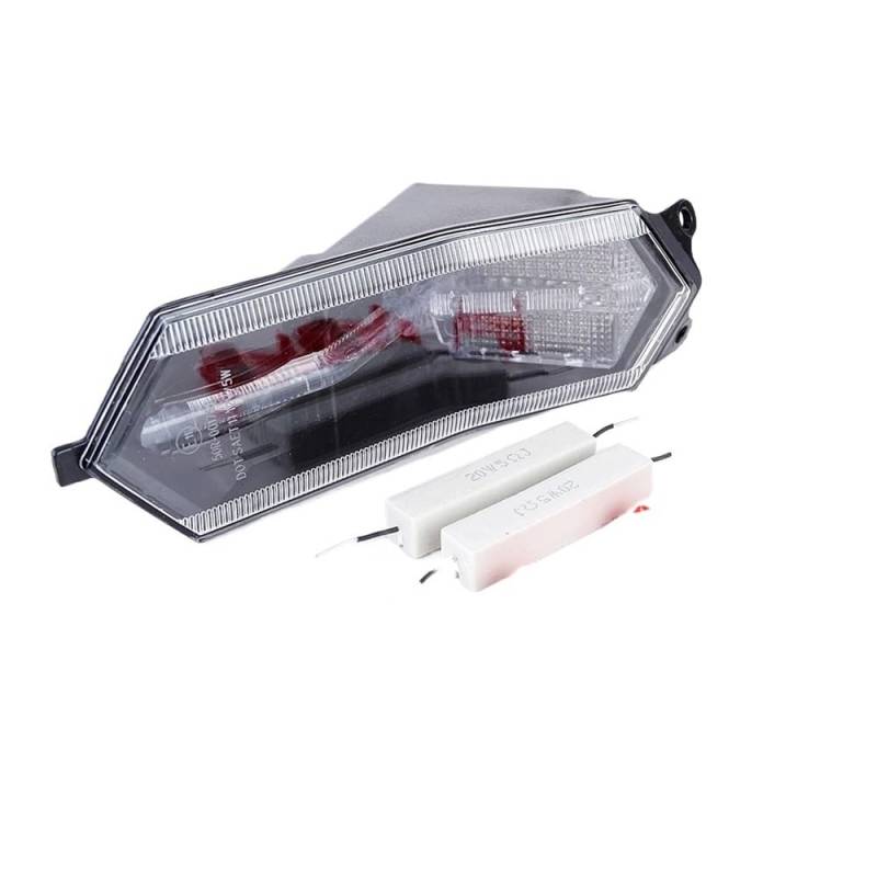 YUIBFWQ Blinker Lauflicht Motorrad Bremse Lampe Rücklicht Blinker Licht Für Ya&maha YZF R1 R6 YZF-R1 2015-2021 2017 2018 2019 Bremse Licht von YUIBFWQ