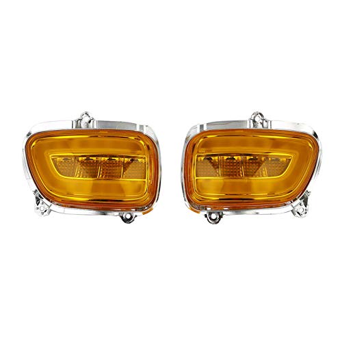 YUIBFWQ Blinker Lauflicht Motorrad Front Blinker Blinker Blinker Fahren Nebel Licht Für Goldwing GL1800 2012-2017 F6B 2013-2017 von YUIBFWQ