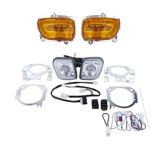 YUIBFWQ Blinker Lauflicht Motorrad Front Blinker Blinker Blinker Fahren Nebel Licht Für Goldwing GL1800 2012-2017 F6B 2013-2017 von YUIBFWQ