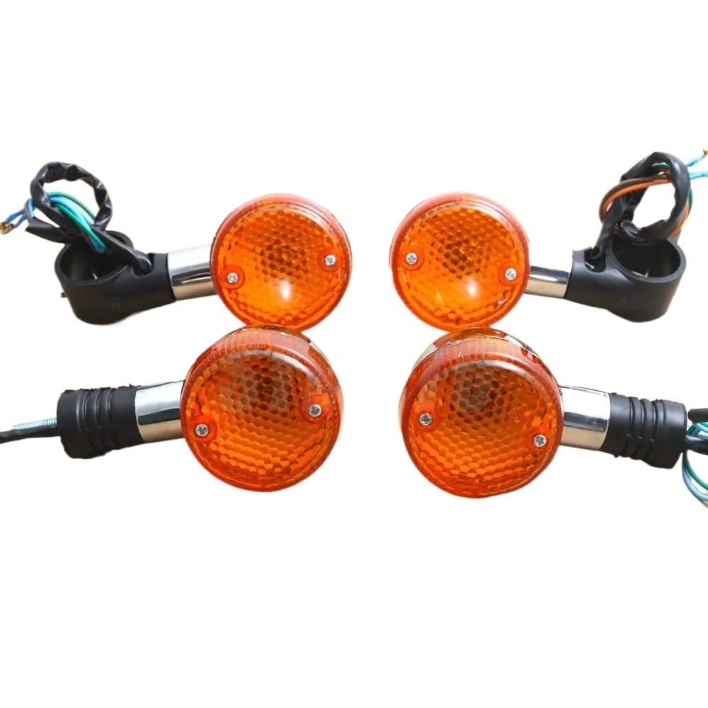 YUIBFWQ Blinker Lauflicht Motorrad Vorne Hinten Blinker Signaling Lichter Für Magna 250 750 Für Shadow 400 750 VLX 400 600 1100 DLX VTX1300 180 von YUIBFWQ