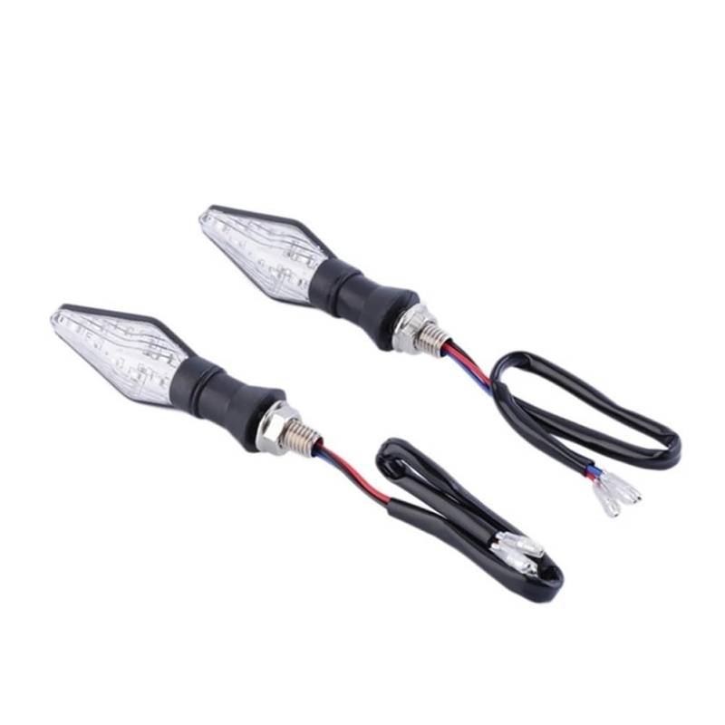 YUIBFWQ Blinker Lauflicht Zweifarbiges Motorrad-Bremslicht, Blinker, Motorrad-Blinker, Kontrollleuchte, Eingebautes Relais, Blinklichter, Blinker von YUIBFWQ