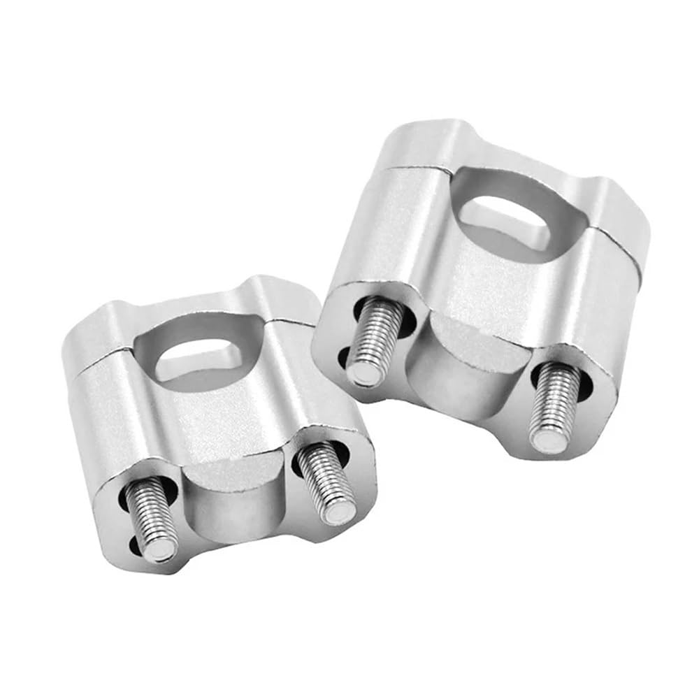 YUIBFWQ Motorrad Lenker Riser 2 Stücke CNC 22mm 28mm Motorrad Universal Lenker Griff Fat Bar Steigleitungen Clamp Adapter Für Pit Dirt Bike ATV von YUIBFWQ