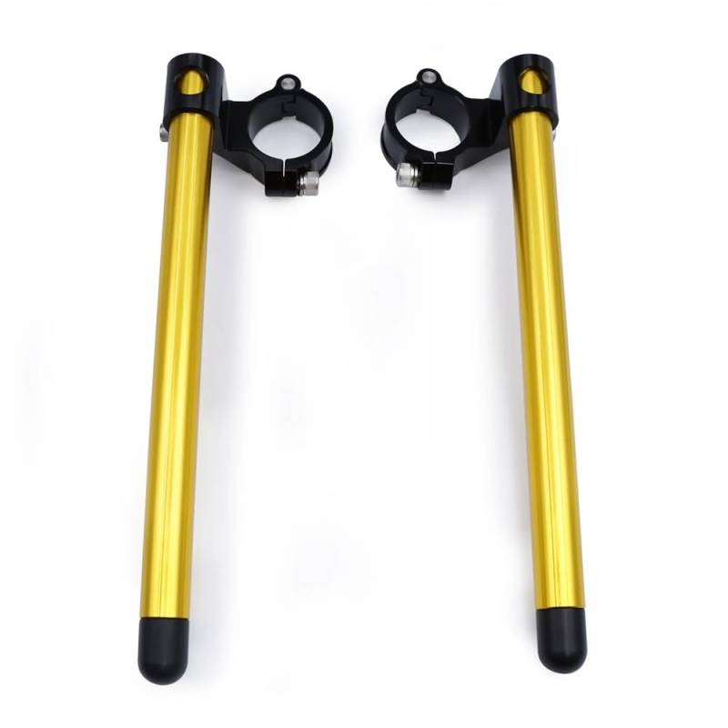 YUIBFWQ Motorrad Lenker Riser 37 41 43 45 48 50 51MM Motorrad-Lenker-Clip-on-Clip-ons-Lenkerklemme 15-Zoll-Riser-Clip-on für 22-mm-Lenker von YUIBFWQ