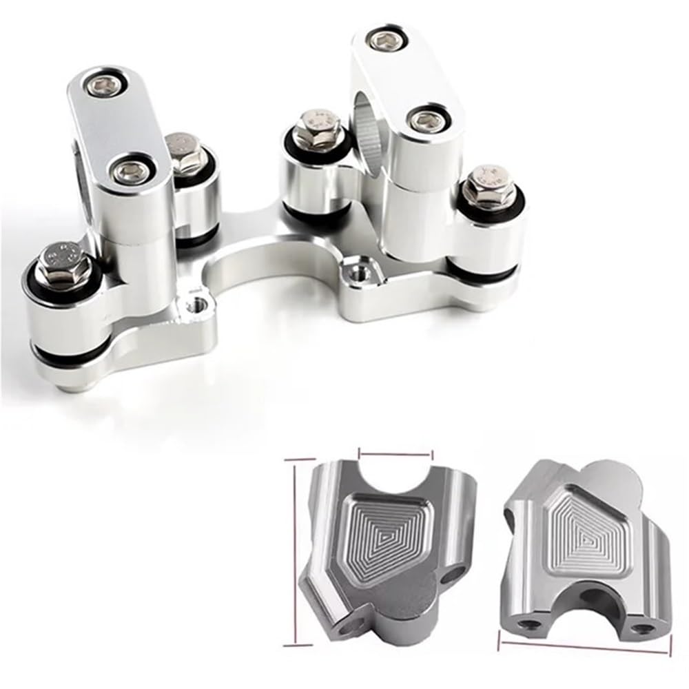 YUIBFWQ Motorrad Lenker Riser Für CF&Moto 450MT MT450 MT 450 MT Zubehör Lenker Riser Clamp Mount Basis Erhöhung Zurück Dämpfung Stabilisator von YUIBFWQ