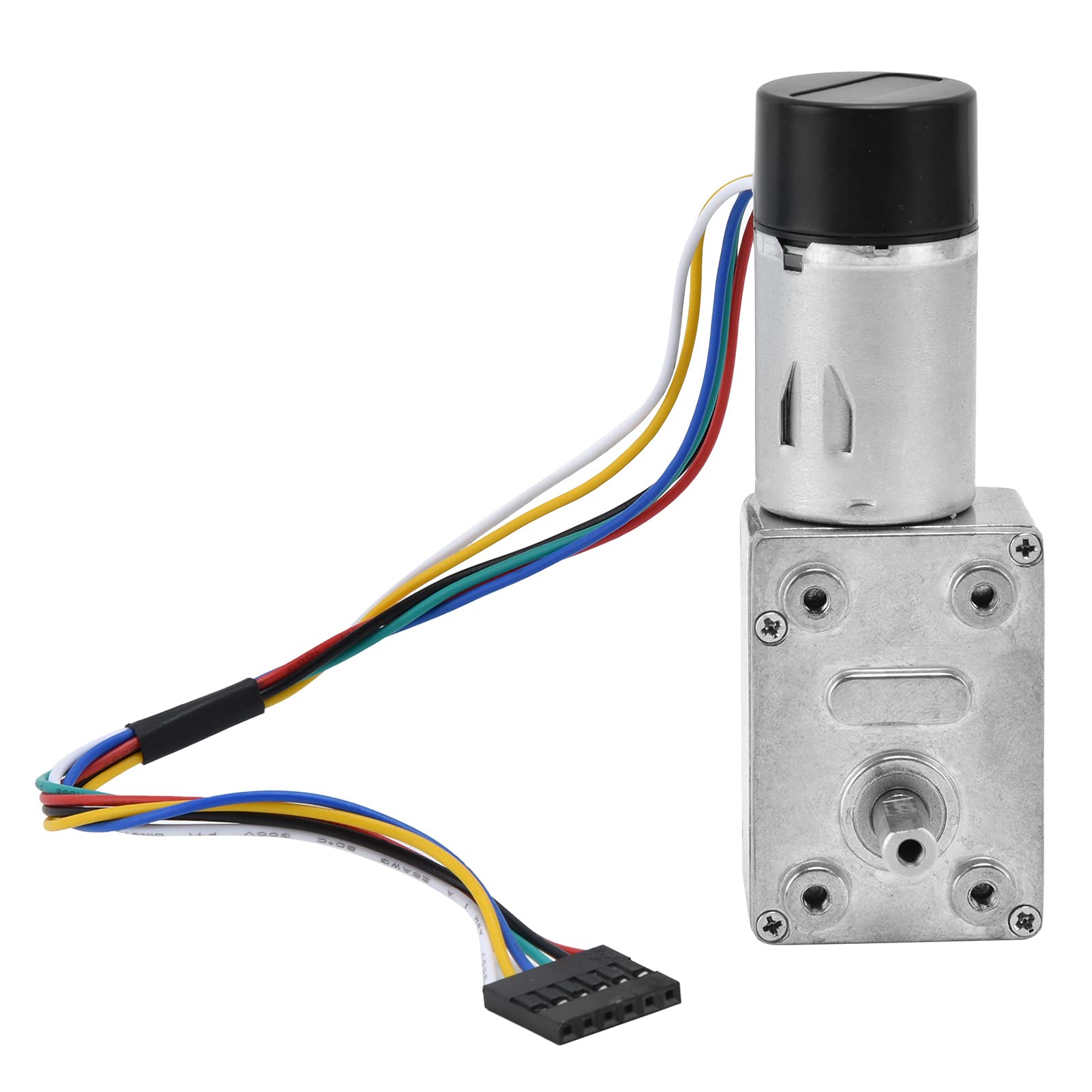 DC -Zahnradmotor 15 mm Doppelwellengeschwindigkeitsreduzierungsantriebsantrieb mit Encoder JGY370 für Haushaltsbüro Automotive Automatisierungssteuerung (DC12V 18RPM) von YUKOFE