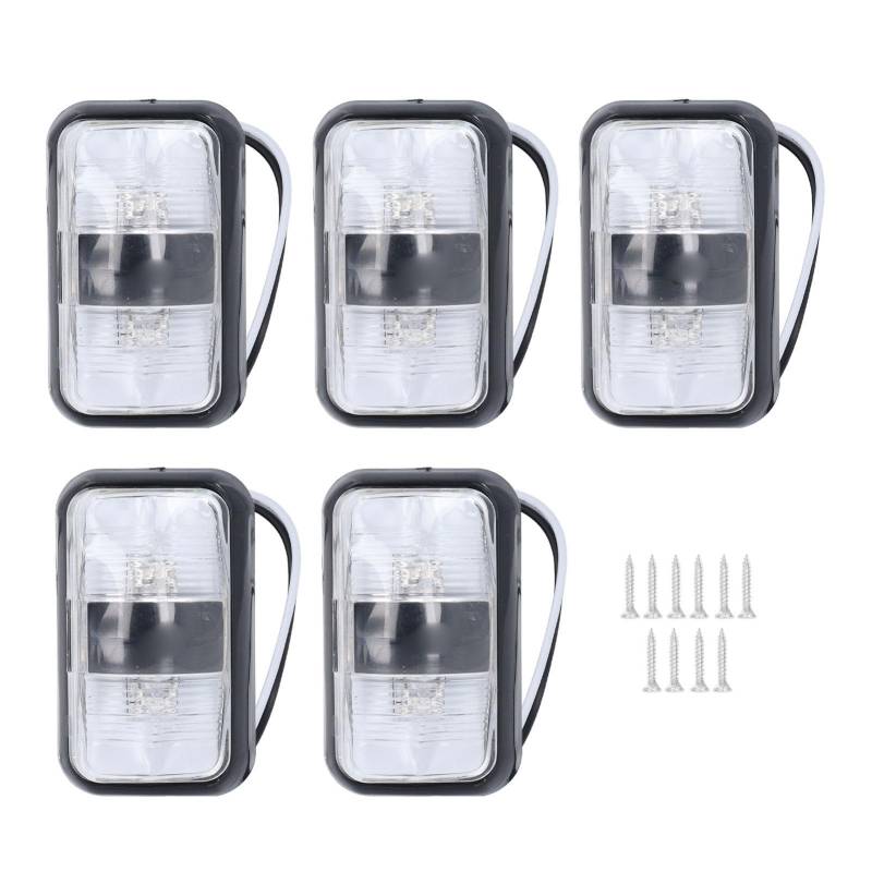 YUKOFE 4er-Pack LED-Markierungsleuchten, wasserdicht IP68, helles Doppel-Bullseye-Design, langlebig 15.000 Stunden, für Anhänger, Boote, LKWs, Seefahrzeuge von YUKOFE