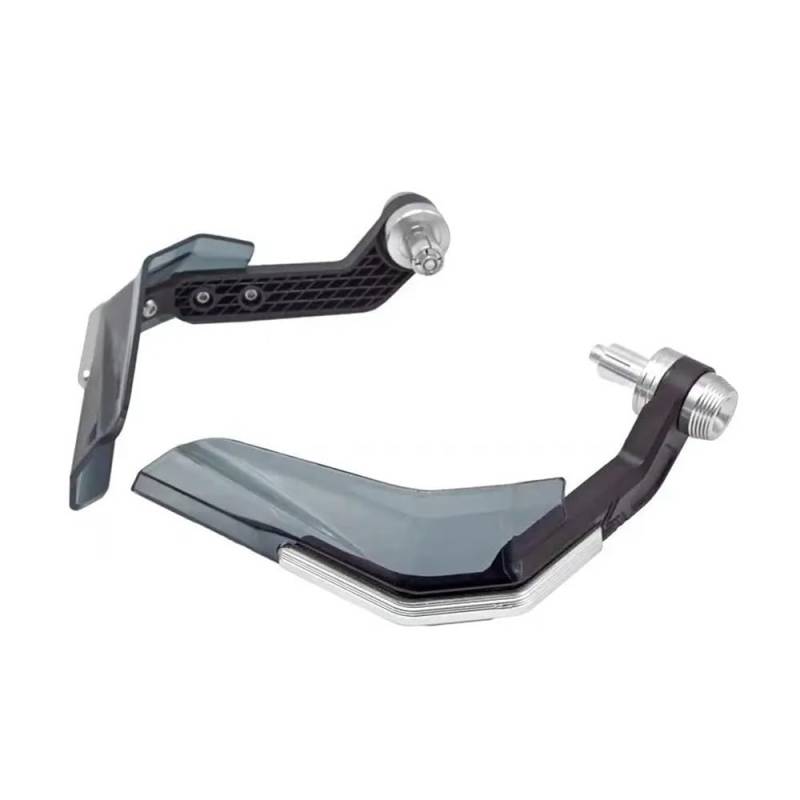 Motorrad Handschutz Schild Hand Schutzfolie Windschutzscheibe Kappe Für Suzu&ki Für SUPERDUKE 1290 1190 Für SMC690 Für SMR690 Lenkerschutz(Silver) von YULEGUDI