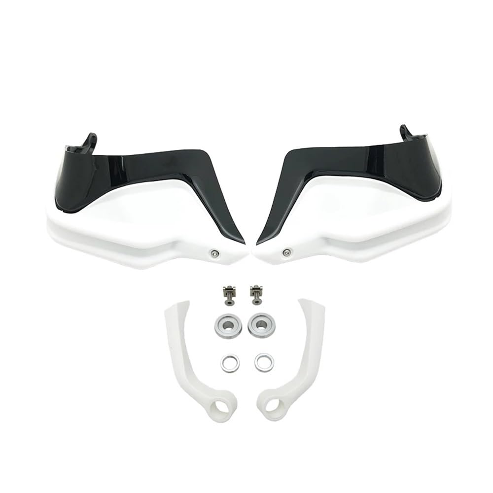 YULEGUDI Für BM&W Für S1000 XR Für S 1000XR 2013-2021Handschutz Hand Schild Schutz Windschutzscheibe Motorrad Zubehör Lenkerschutz(White Black Set) von YULEGUDI