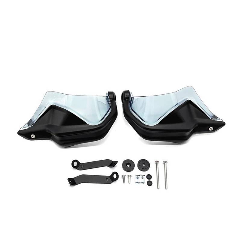 YULEGUDI Für Hon┐da Für CB650F Für CB 650F Für CB650R Für CB 650R 2014-2021 Carbon Look Motorrad Handschutz Schild Hand Schutz Protecto Lenkerschutz(Black-Light Smoke) von YULEGUDI