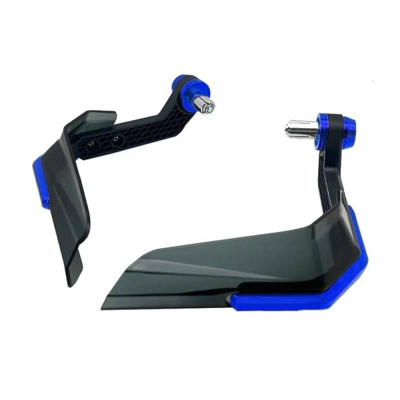 YULEGUDI Für K&awasaki Für VN 650 Vulcan S Für VN650 VULCANS 22MM Lenker Winddicht Hand Guards Bar End Griffe Schutz Lenkerschutz(Blue) von YULEGUDI