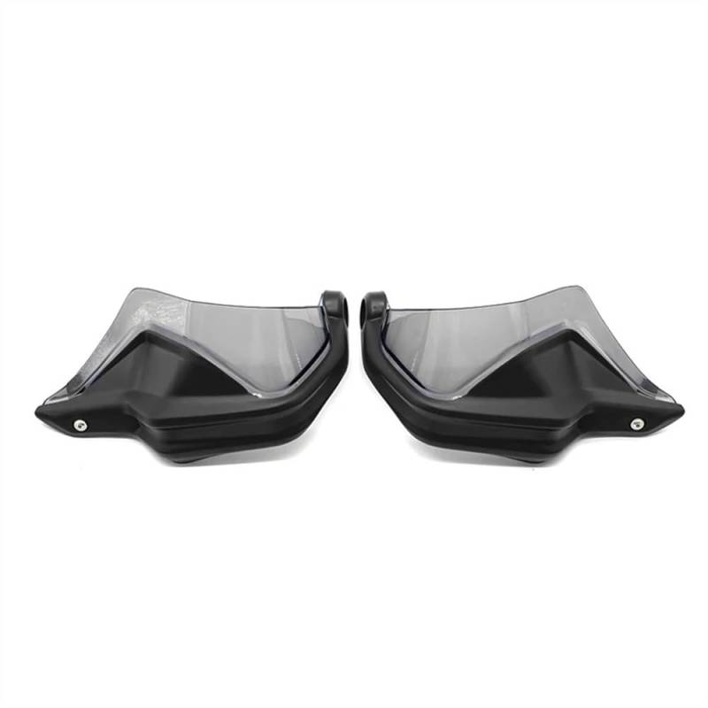 YULEGUDI Für Loncin Für Voge 500DS Für 500-DS Motorrad Handschutz Hand Schild Schutz Windschutzscheibe Lenkerschutz(Black Grey-1Set) von YULEGUDI