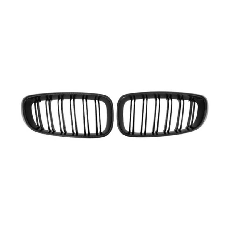 YULEGUDI Kühlergrill Passend Auto-Frontgrills Stoßstangengrill Renngrill Kohlefaser Schwarze Gitter Für BM&W Für 3er GT F34 320i 328i 335i XDrive 2013-2019 2020(Kohlefaser) von YULEGUDI