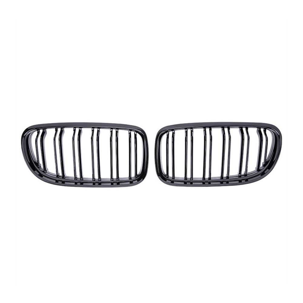 YULEGUDI Kühlergrill Passend Für BM&W 3er E90 E91 LCi 2009 2010 2011 2012 Autozubehör Glanzschwarzes Auto Vorne Nieren-Doppellamellengrill Racing Grills von YULEGUDI