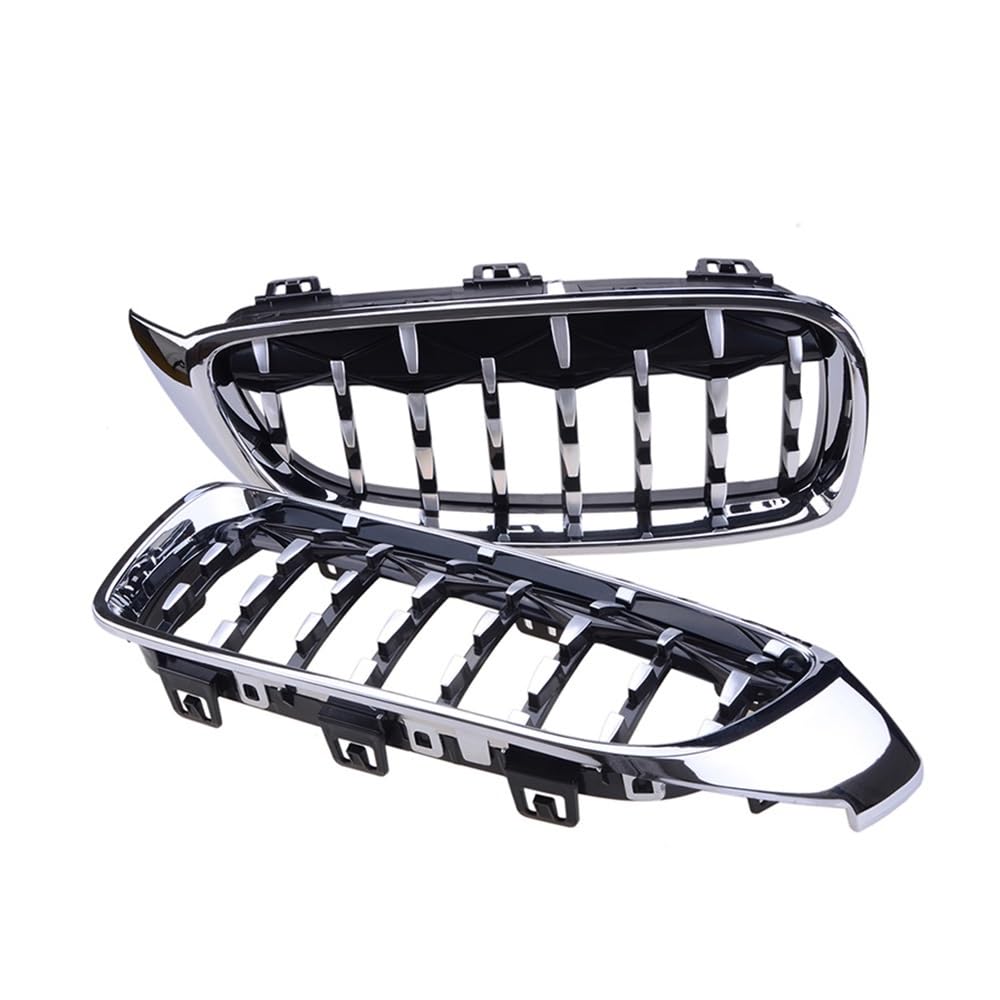 YULEGUDI Kühlergrill Passend Für BM&W 4 Series F32 F33 F36 F80 F82 2013-2017 Fronthaube Nierengitter Stoßstange Diamantform Grill Auto Ersatzteil(Kidney Grille 2) von YULEGUDI