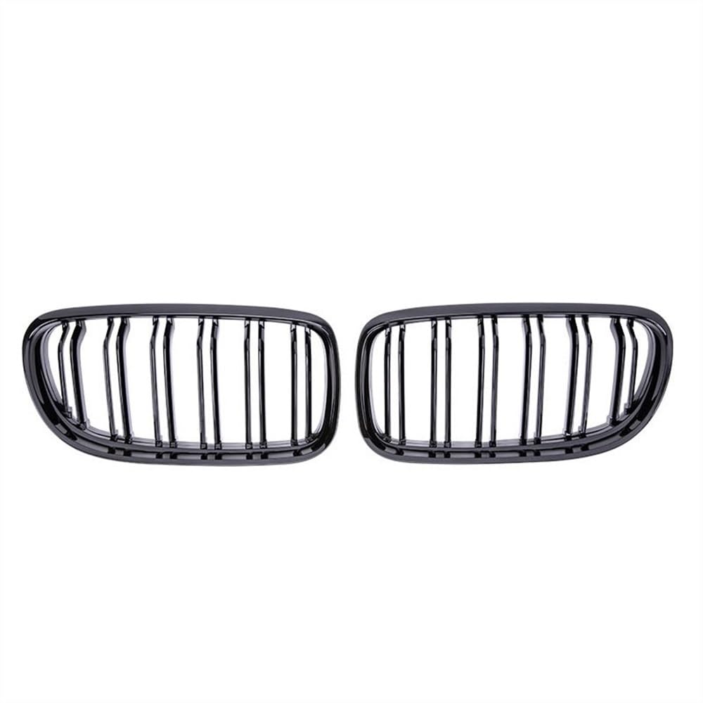 YULEGUDI Kühlergrill Passend Für BM&W E90 E91 LCI 3 Series Sedan Wagon 325i 328i 335i 335xi 330i 330xi 2009 2010 2011 2012 Auto Front Niere Grill Doppel Linie(Glossy Black) von YULEGUDI