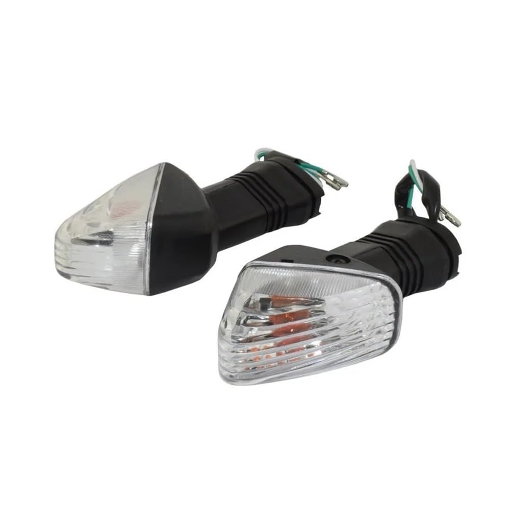 YULEGUDI Motorrad Blinker Für K&awasaki Für Ninja 650R 1000 Für ZX6R Für ZX10R Für KLE650 Für KLR650 Für Z750 Für Z750S Für Z1000 2 Stücke Blinker Birne Licht(Clear lens) von YULEGUDI