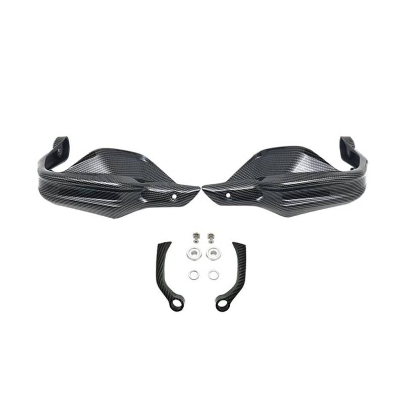 YULEGUDI Motorrad Hand Guard Shield Schutz Handschutz Schutz Für BM&W Für S1000XR Für S1000 XR Für S 1000XR Für S 1000 XR 2016-2023 Lenkerschutz(Carbon Look) von YULEGUDI