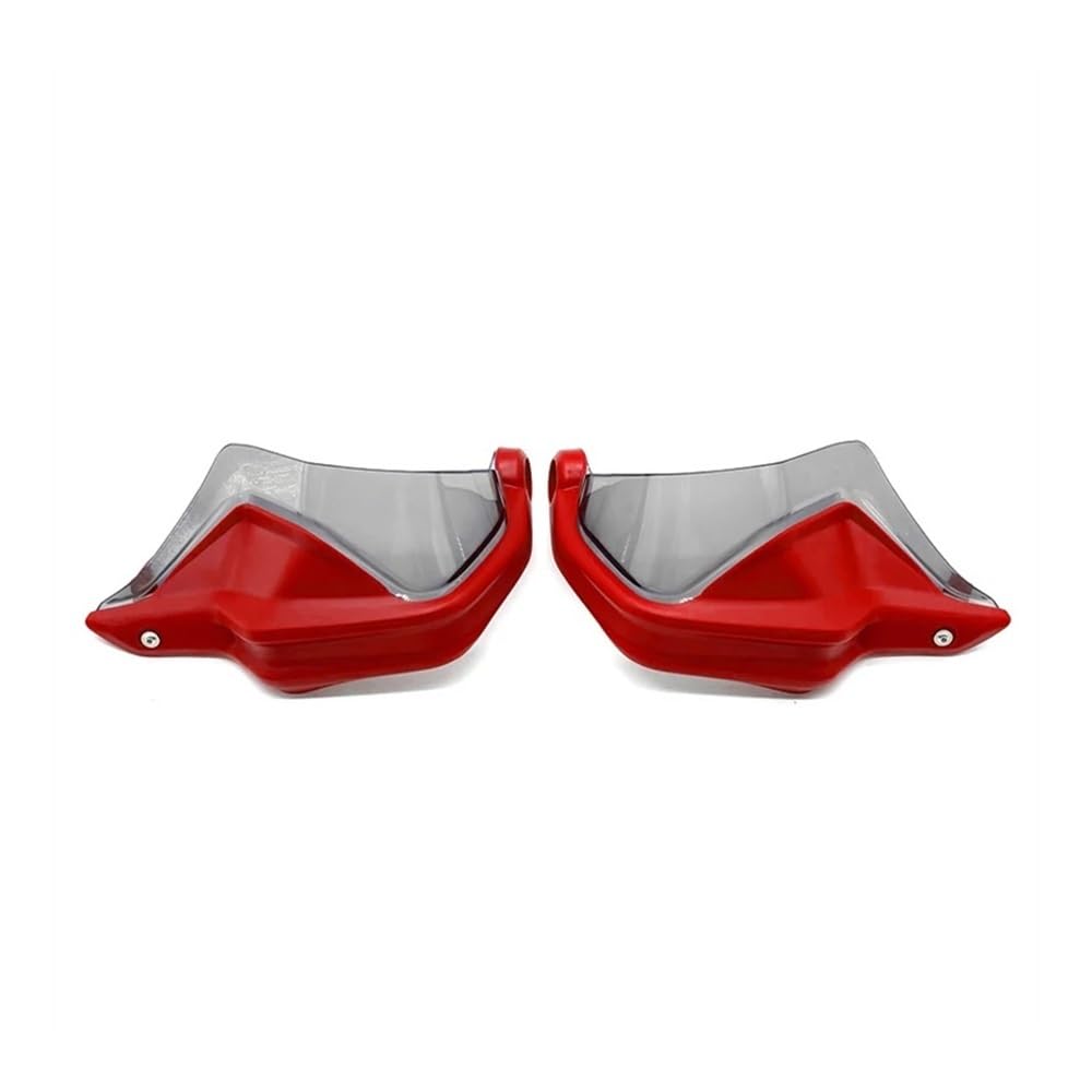 YULEGUDI Motorrad-Handprotektoren, Lenker-Handprotektoren Für CF-M-OTO Für 650 400 MT Für 400MT Für 650MT Lenkerschutz(Red Grey-1Set) von YULEGUDI