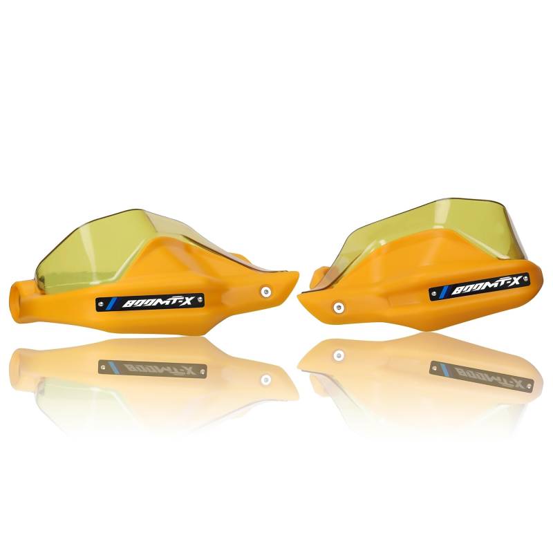 YULEGUDI Motorrad Handprotektoren Lenker Handprotektoren Protektoren Für CFM&OTO Für 800MT-X Für 800 MTX Für MTX800 2024 2025 Lenkerschutz(Yellow and Yellow) von YULEGUDI